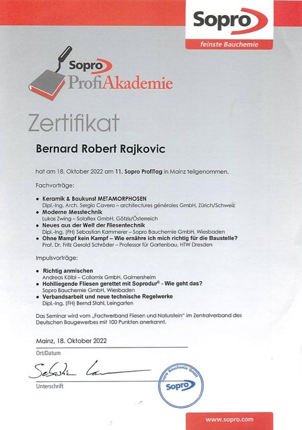 Meisterbrief oder Zertifikat 3