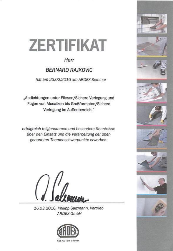 Meisterbrief oder Zertifikat 4